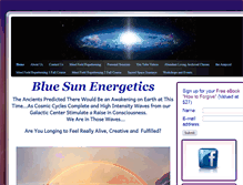 Tablet Screenshot of bluesunenergetics.net